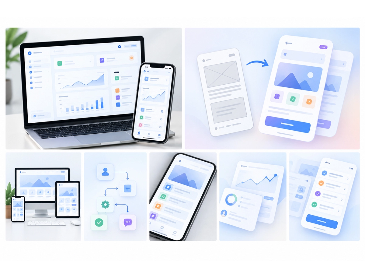 Featured UI/UX design project interface